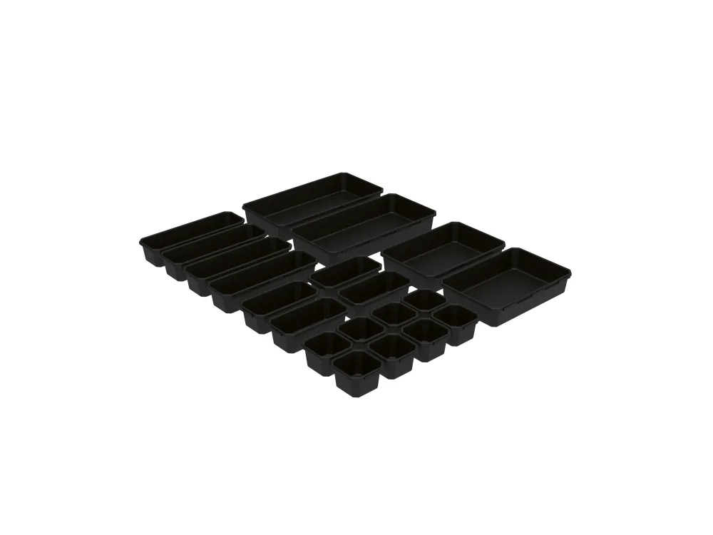 PARKSIDE® Súprava misiek na organizáciu (Čierna)