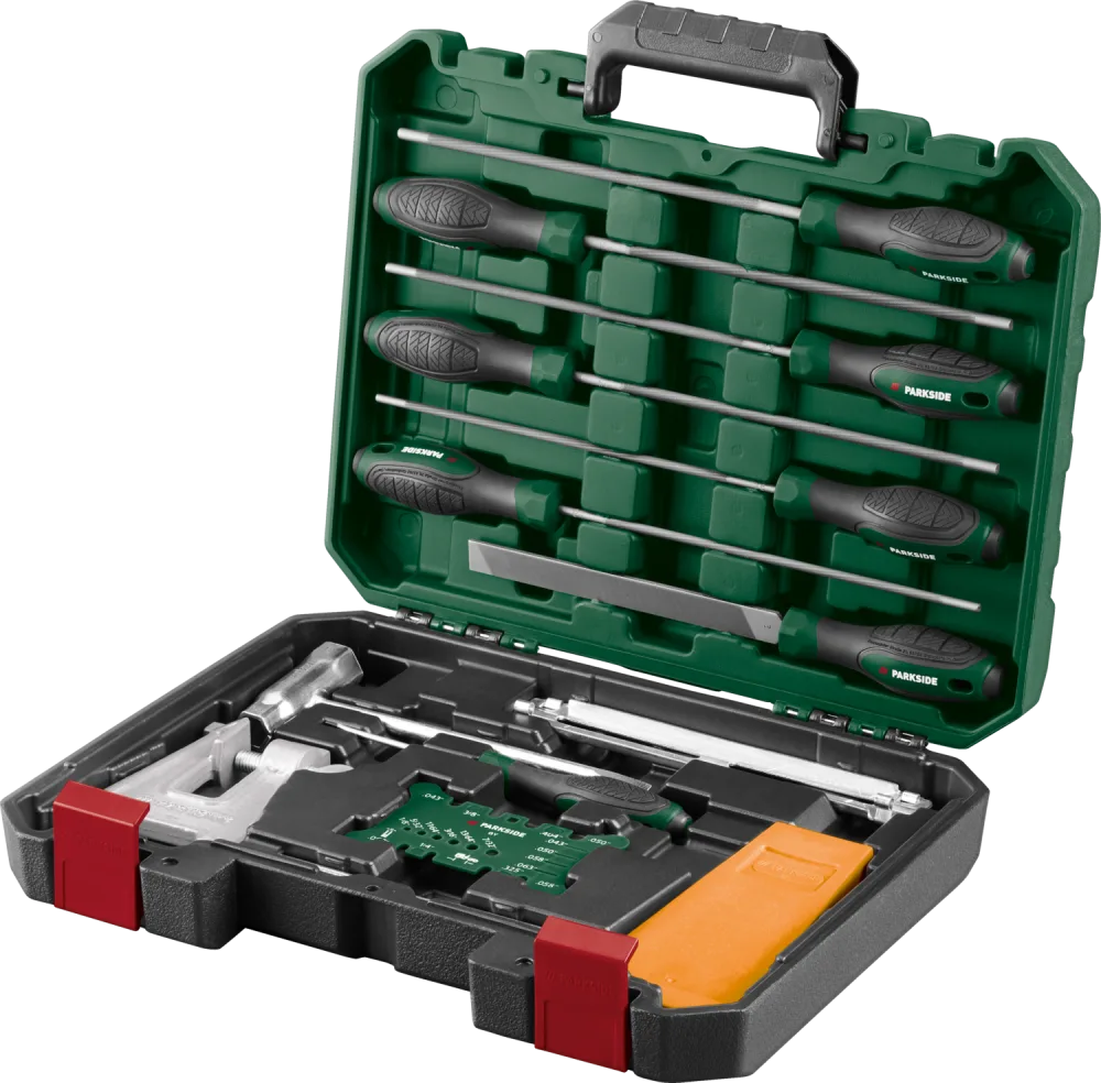 PARKSIDE® Kettensägen-Schärfset, 14-teilig