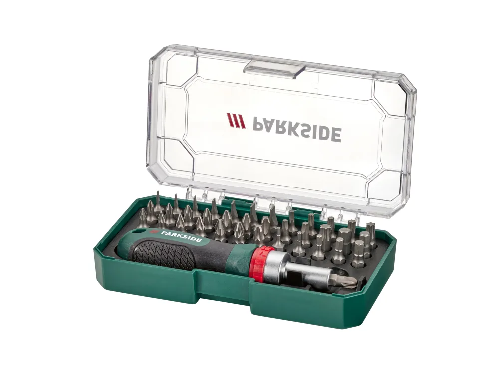 PARKSIDE® Súprava na jemnú mechaniku (račňový skrutkovač s bitmi)