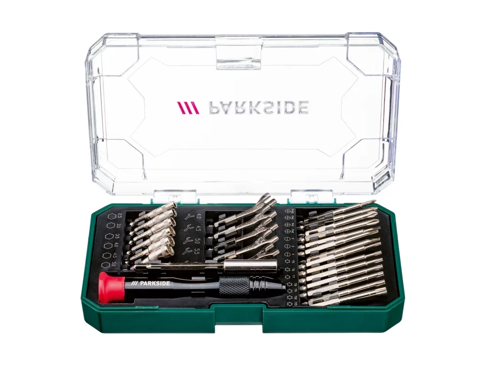 PARKSIDE® Súprava náradia na jemnú mechaniku/kľúčov na vnútorný šesťhran (súprava nástrčných pastorkov a kľúčov na jemnú mechaniku)