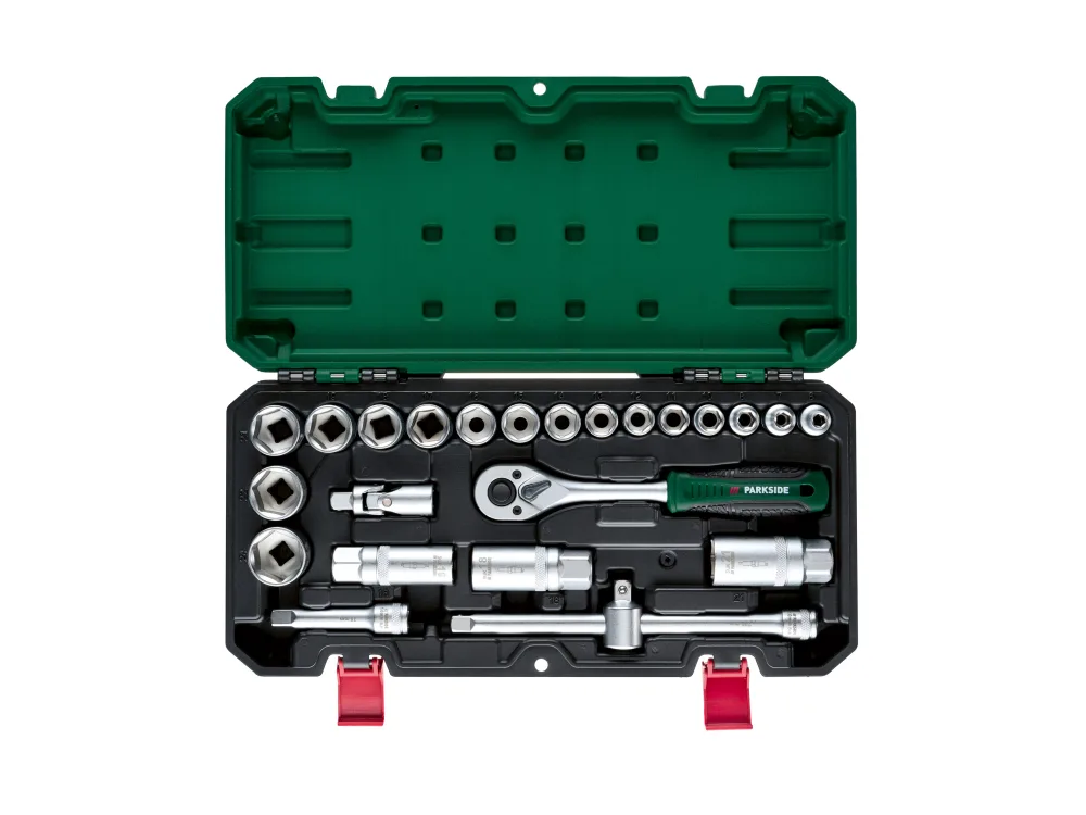 PARKSIDE® Súprava nástrčných kľúčov PSSS 24 A1, 24-dielna