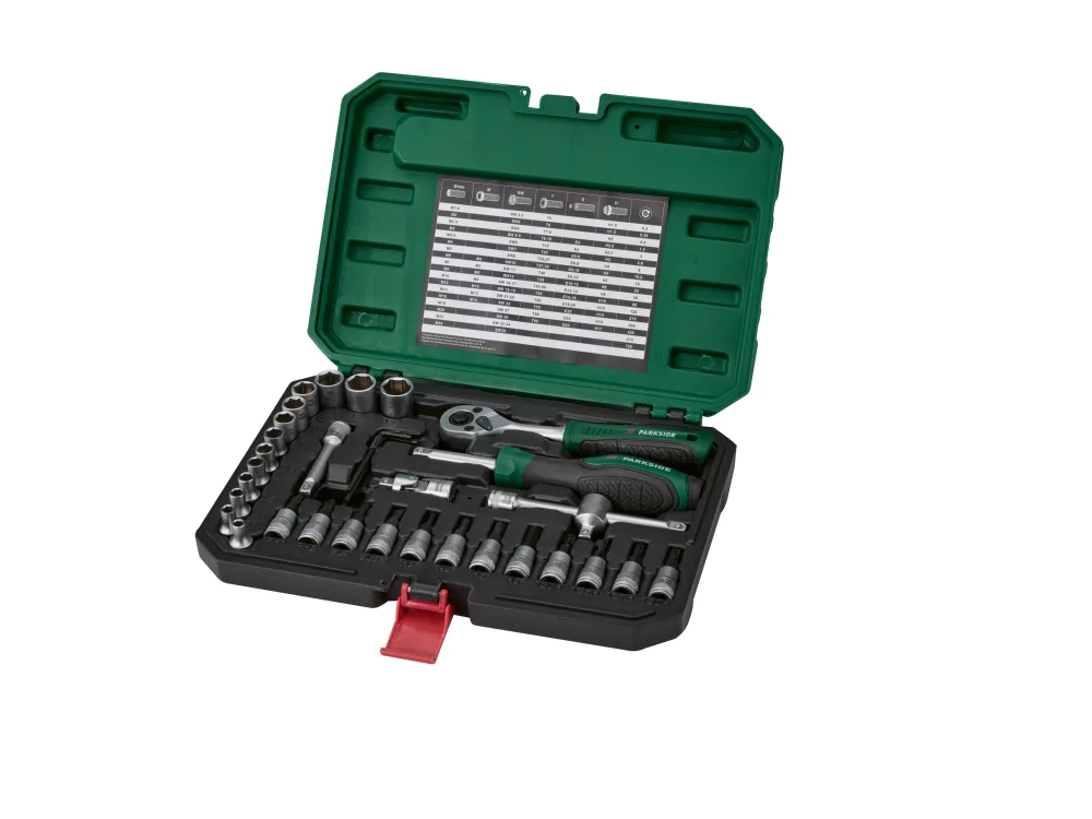 PARKSIDE® Súprava nástrčných kľúčov PSSS 36 A1, 36-dielna