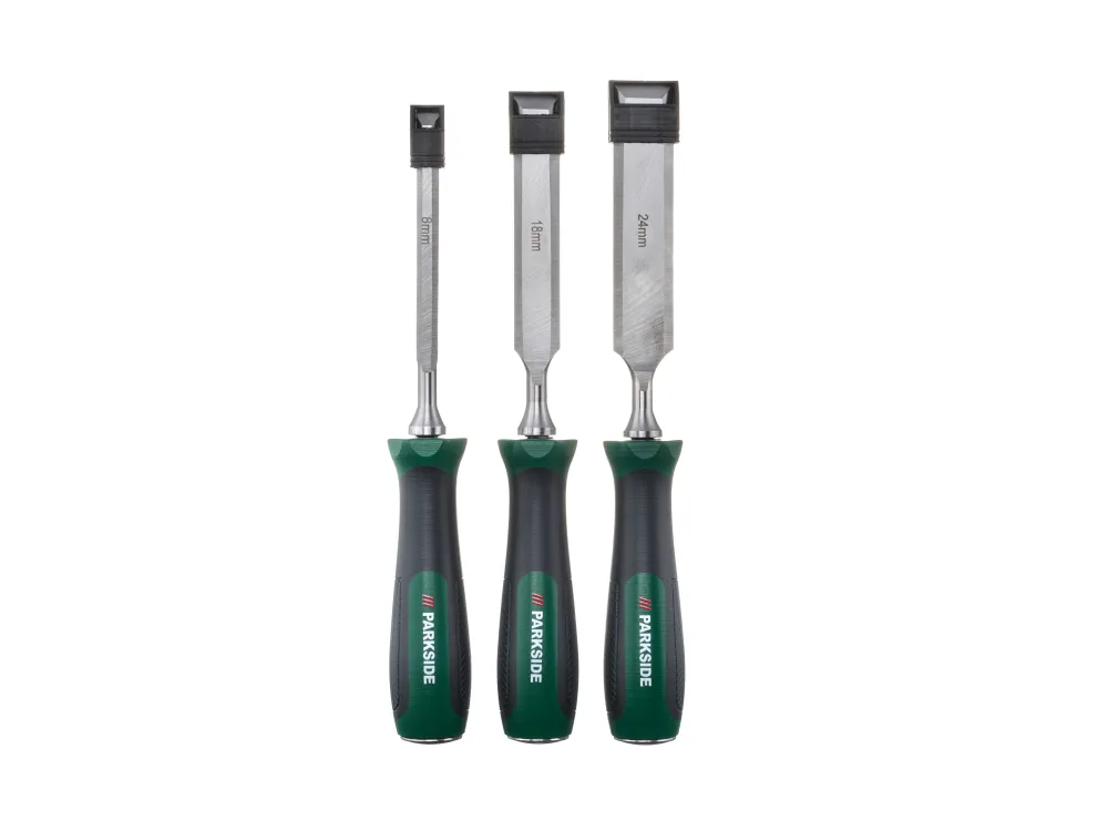 PARKSIDE® Súprava pilníkov/rašplí/drôtených kief/dlát (súprava sekáčov, 3-dielna)