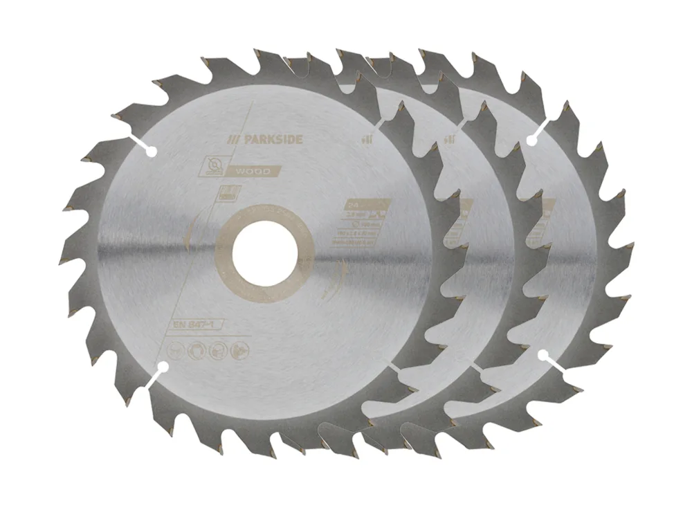 PARKSIDE® Súprava pílových kotúčov (190 mm, 3 kusy)
