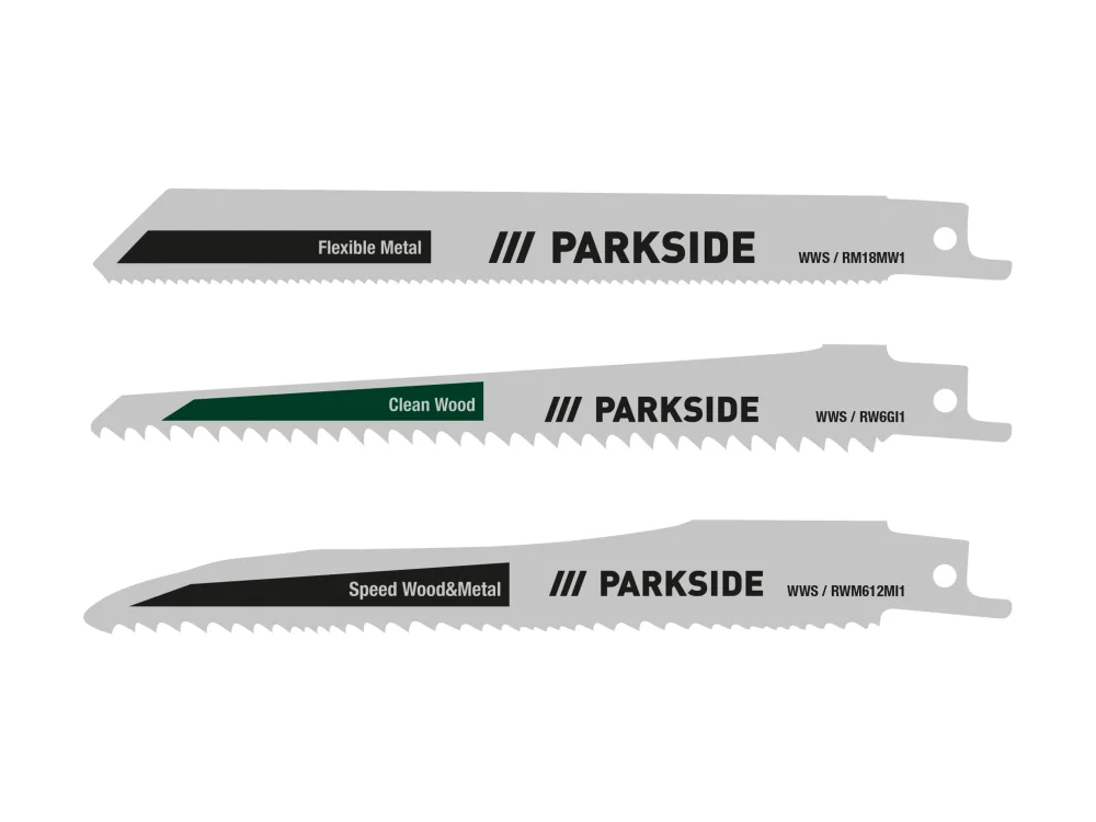 PARKSIDE® Súprava pílových listov pre chvostovú pílu PFSZ 3 B1, 3-dielna (univerzálny)