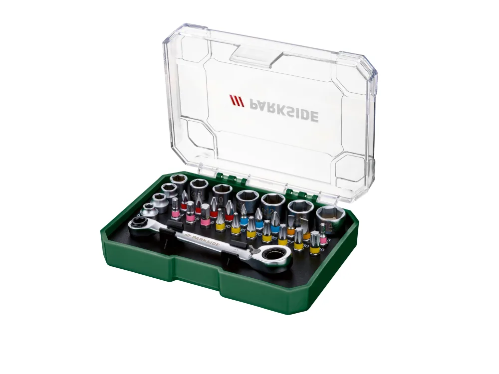 PARKSIDE® Súprava priechodných nástrčných kľúčov, 31-dielna