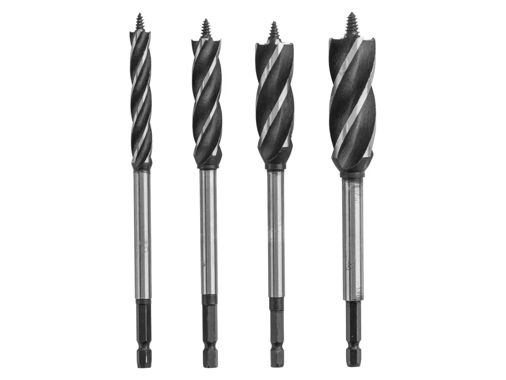 PARKSIDE® Súprava príklepových špirálových vrtákov, 4-dielna  (súprava so strediacim hrotom)