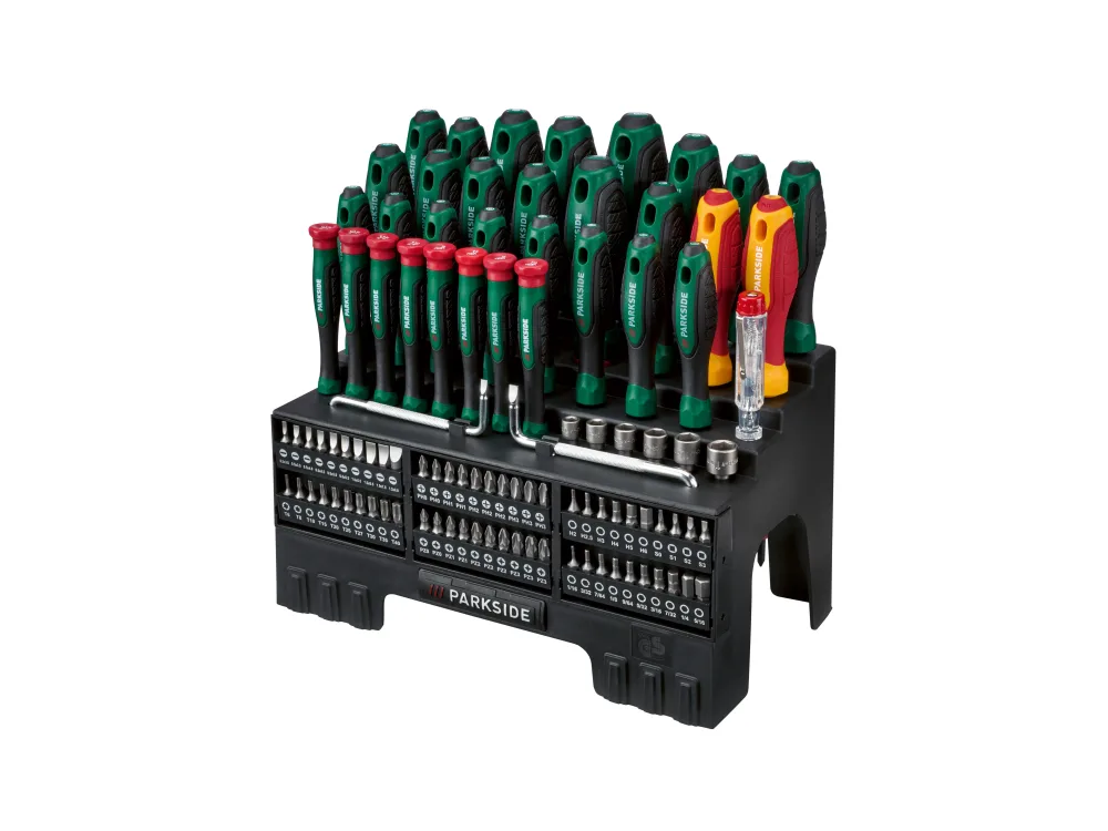 PARKSIDE® Súprava skrutkovačov a bitov, 101-dielna