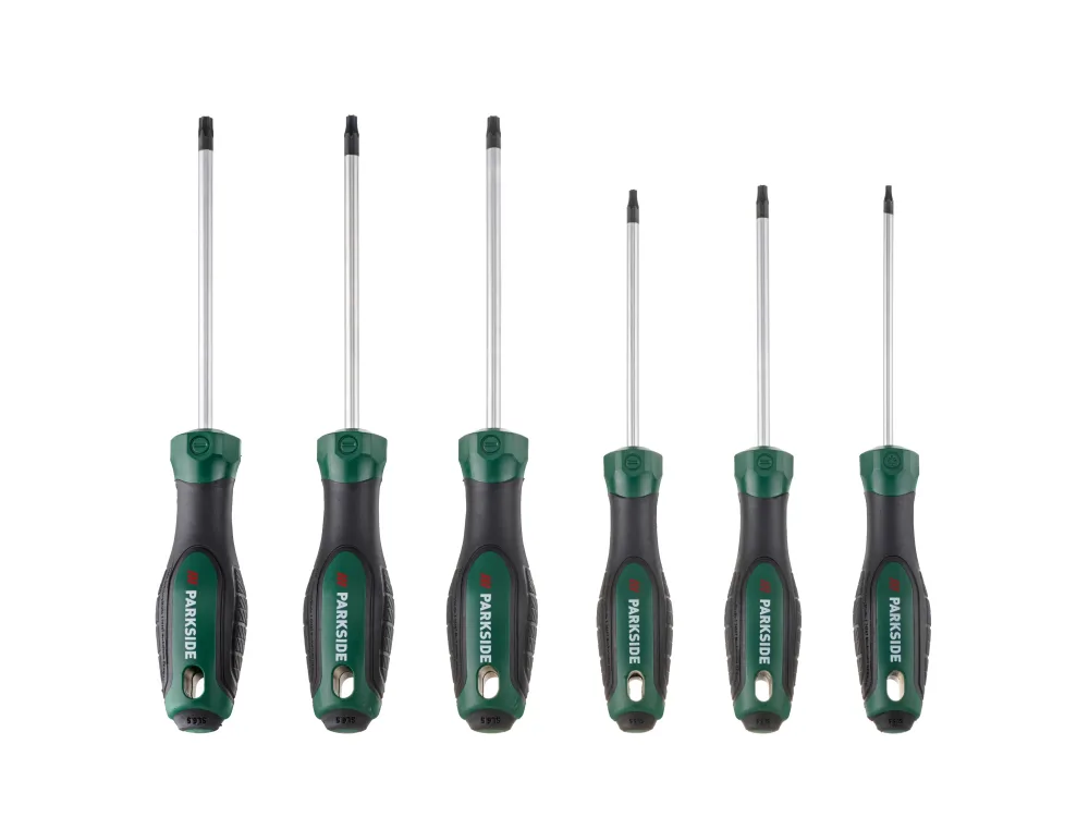 PARKSIDE® Súprava skrutkovačov/nástrčných kľúčov, 6-dielna (súprava torxových skrutkovačov)