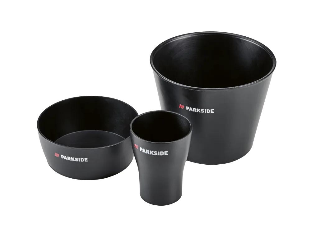 PARKSIDE® Súprava špachtlí/Súprava nádob na sadru (Súprava sadrových pohárov 3 ks)