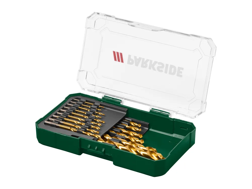 PARKSIDE® Súprava vrtákov/bitov PBB 4 C2 (súprava HSS vrtákov, 15-dielna)