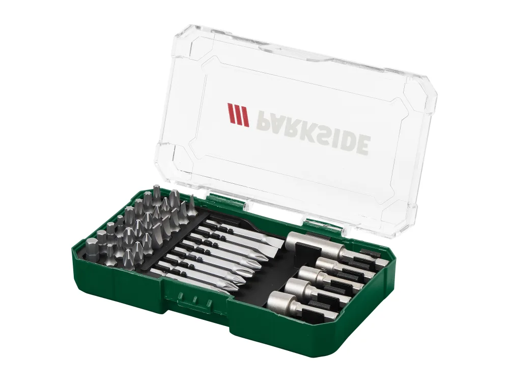 PARKSIDE® Súprava vrtákov/bitov PBB 4 C2 (súprava skrutkovacích bitov, 37-dielna)