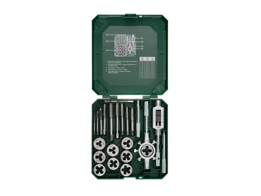 PARKSIDE® Súprava závitových vrtákov/rezačov závitov