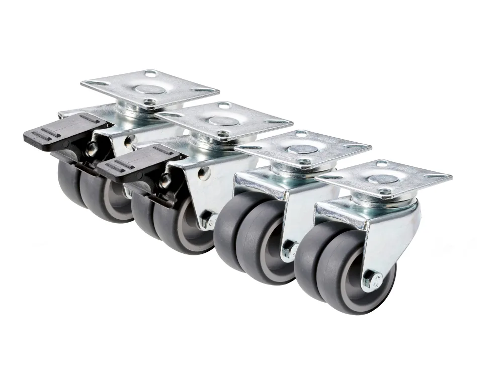 PARKSIDE® Transportné kolieska (dvojité kolieska, 4 kusy)