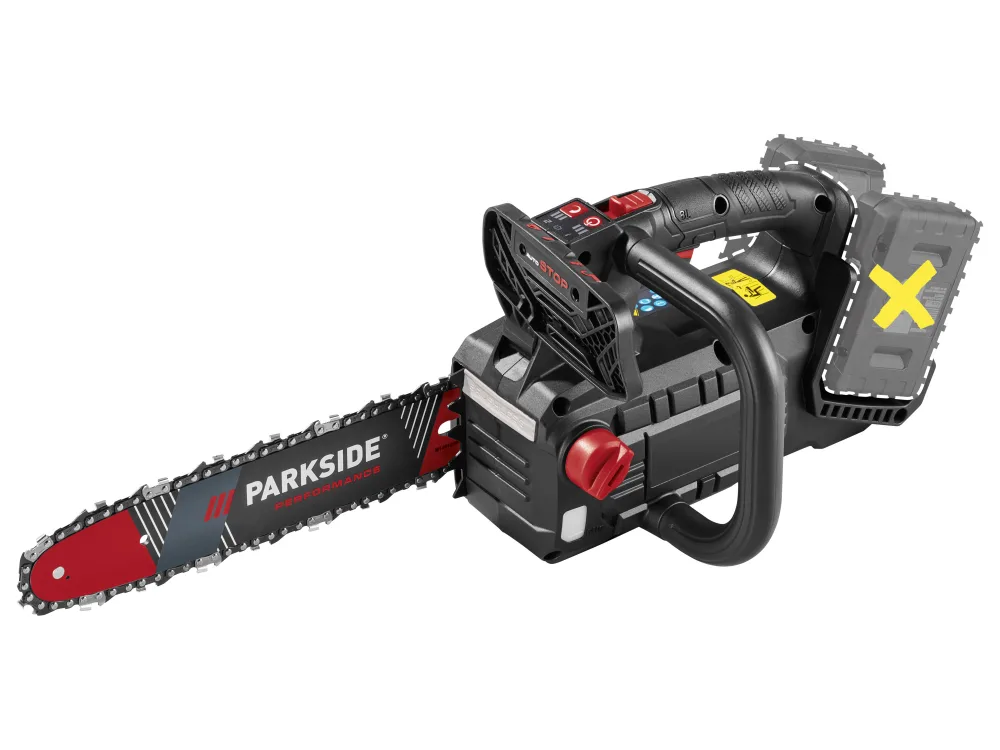 PARKSIDE® Tronçonneuse d’élagage sans fil + 2 Batteries + Chargeur double, 40 V