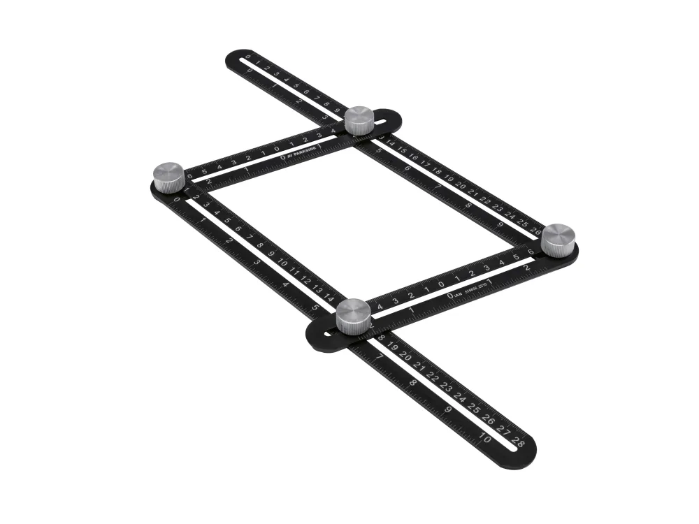 PARKSIDE® Viacuhlové pravítko/Trojuholník s uhlami