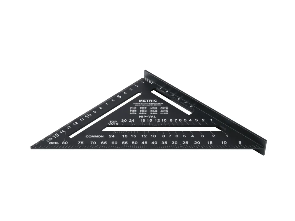 PARKSIDE® Viacuhlové pravítko/Trojuholník s uhlami