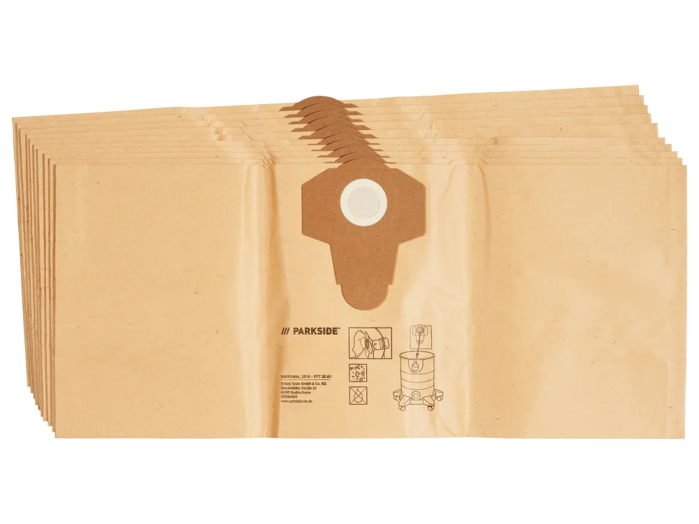 PARKSIDE® Vrecká do vysávača PFT 30 A1/Vrecká do vysávača z netkanej textílie PVFT 30 A1 (filtračné vrecká, 10 kusov)