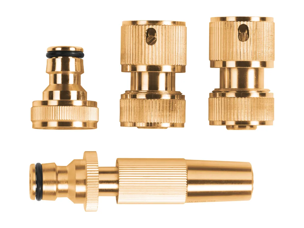 PARKSIDE® Zavlažovacie príslušenstvo z mosadze (záhradný postrekovač s pripojovacou súpravou, 13 – 15 mm)
