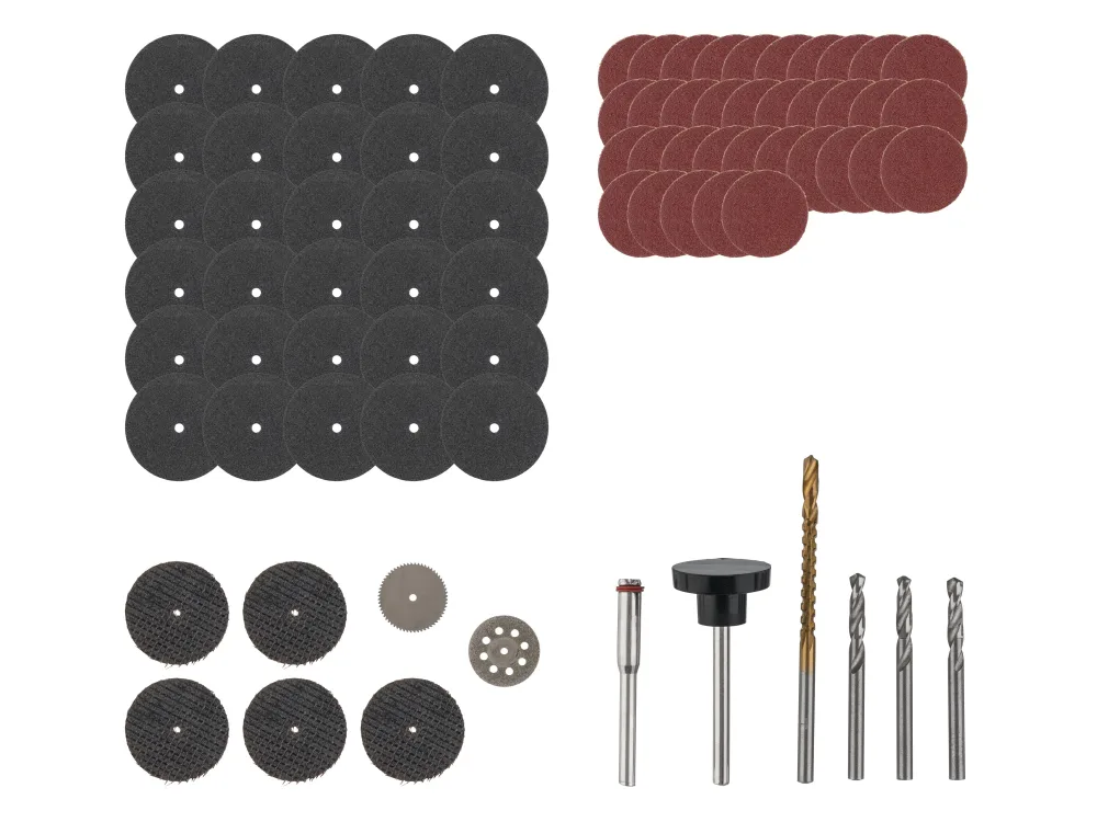 PARKSIDE® Zubehör für Modellbau und Gravier Set (Polier Set 78tlg.)